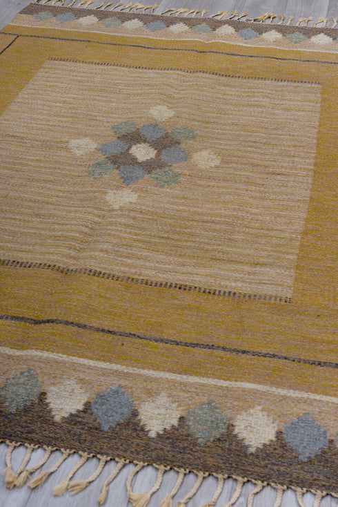 Antique Rollaken Area Rug (5' x 8')